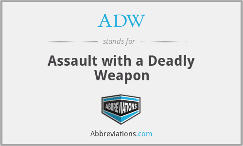 What does assault weapon stand for?